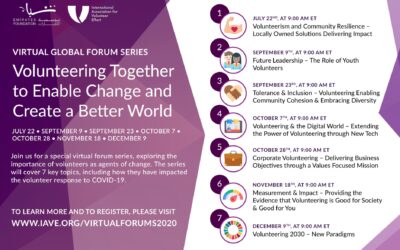 IAVE organizira seriju virtualnih foruma o volonterstvu!