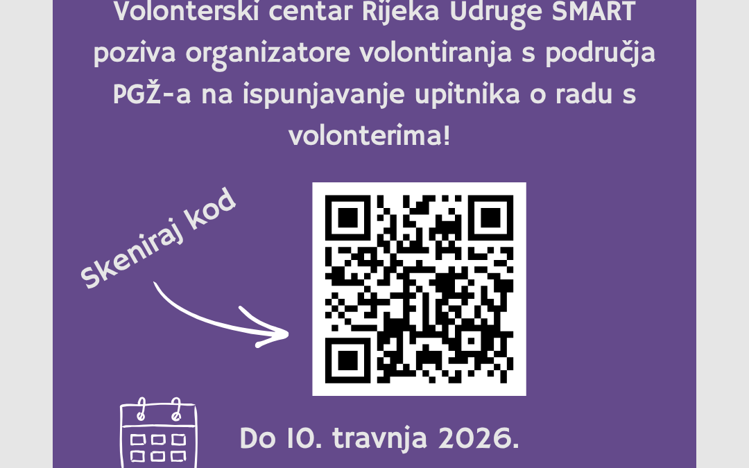 Upitnik za organizatore volontiranja iz PGŽ-a